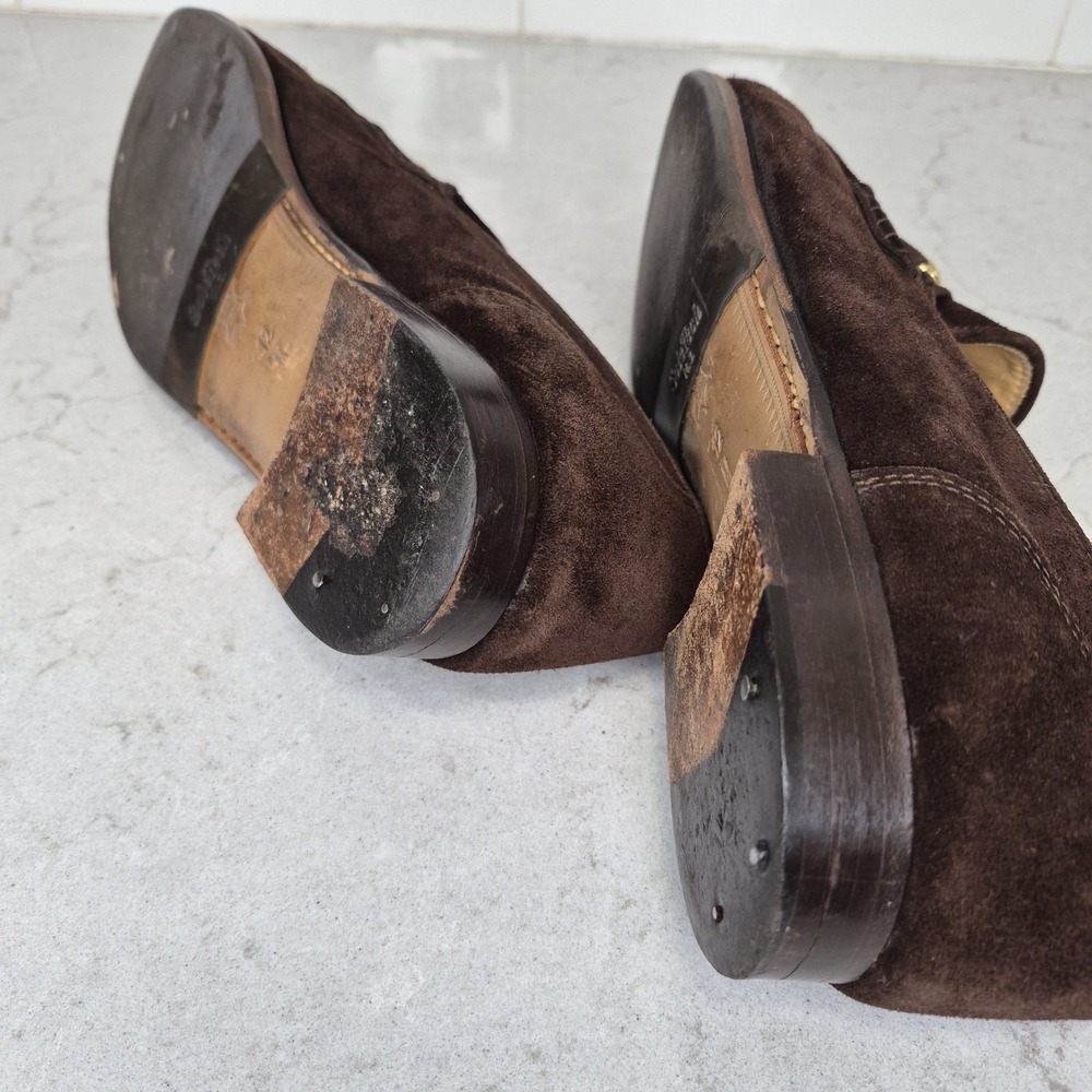 Church's Brown Suede Horsebit Loafers Men's UK 12 / US 13 England Gucci Style - Picture 12 of 13